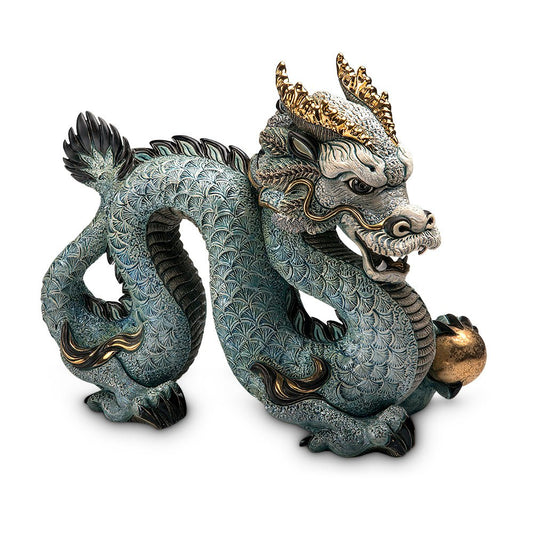 This artisan ceramic dragon sculpture is a collectible piece for lovers of Asian art, Chinese heritage décor, and limited‑edition figurines. Its hand‑crafted nature and limited availability enhance its appeal to collectors seeking investment‑quality works. The elegant hues and precise carving also make it a standout accent for traditional interiors or modern minimalist spaces, marrying ancient symbolism with contemporary display.